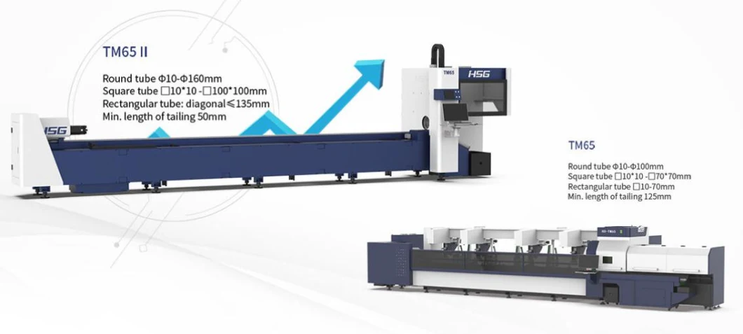 Tube Size 10mm Laser Cutting Machine for Pipes and Tubes of Steel Aluminum Iron Alloy Copper Metal Processing Machinery