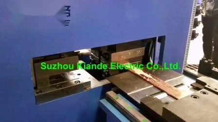 Máquina automática de procesamiento de barras colectoras, dobladora, cizalla, punzonado, cobre y aluminio CNC